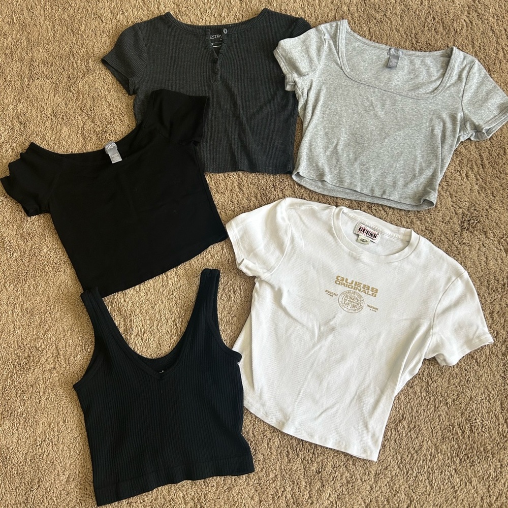 NWOT Bundle of 5 Tilly’s, Pac Sun, Guess, Urban Outfitters all XS/S